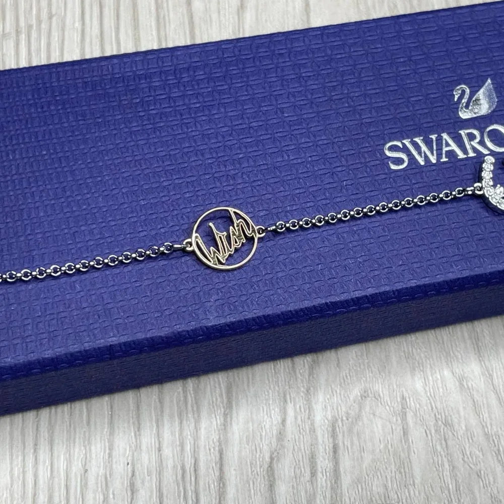 Swarovski Wish Stand  Lucky Horseshoe Motif Bracelet Large